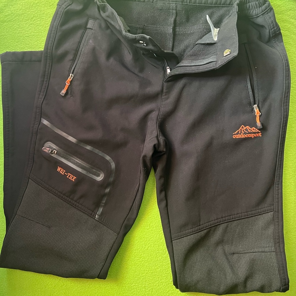 Outdoor Sport Black Cargo Pants for Men